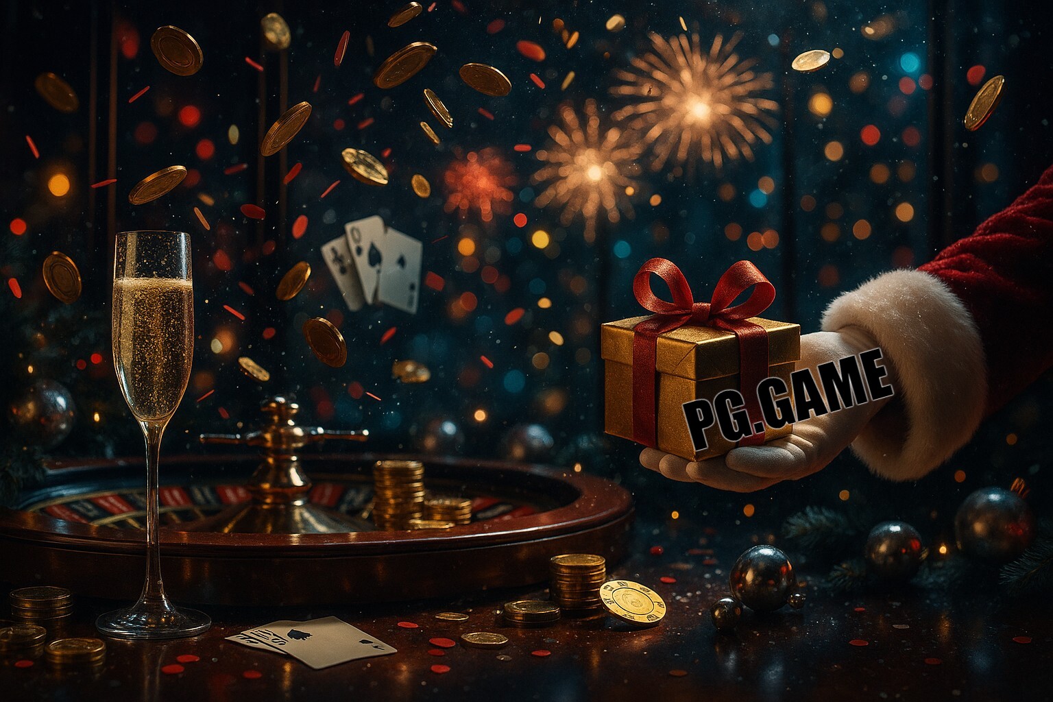 Promoções de Ano Novo no PG.GAME